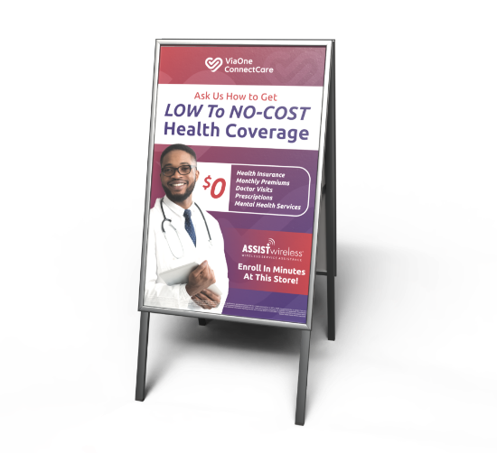 Picture of VOCC Retail A-Frame